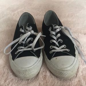 Black wedding converse